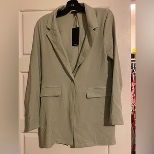 SHINESTAR Sea ice Dressy Crepe Woven
Bovfriend Blazer